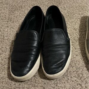 Vince size 6 leather slip on sneaker